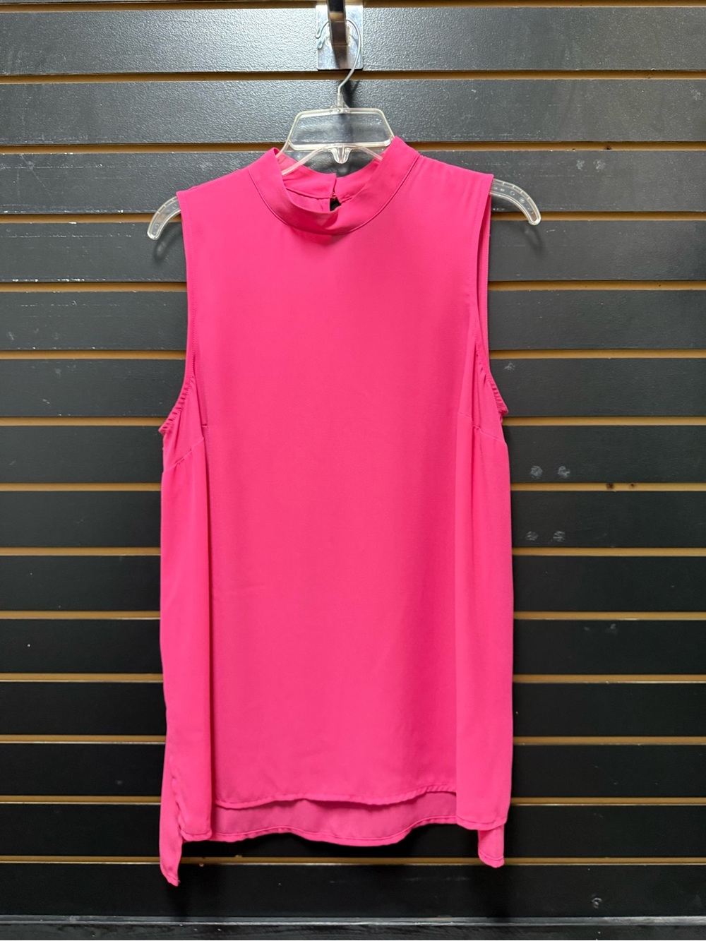 APT 9 Pink Sleeveless Mock Neck Blouse Tank Top Size Large